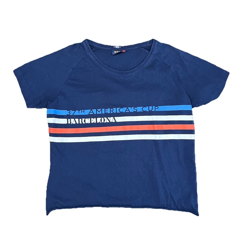 37th America's Cup T Shirt Shirt M 18 2024 Barcelona Embroidered Preppy Sailing